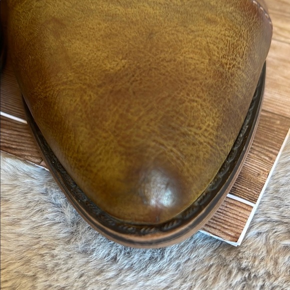 Pierre Dumas Brown Leather Slip-On Loafers - Picture 7 of 8